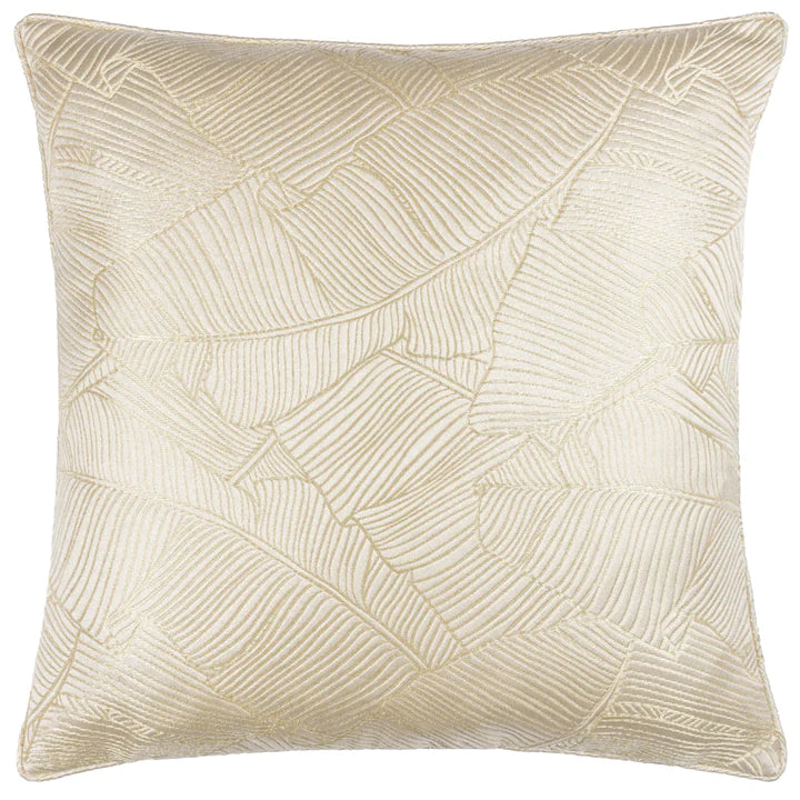Seymour Embroidered Woven Jacquard Piped Cushion Cover